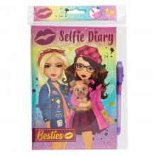 Diário Besties Selfie com caneta mágica 21 x 15 cm