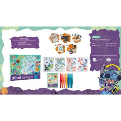 Conjunto aerógrafo Stitch