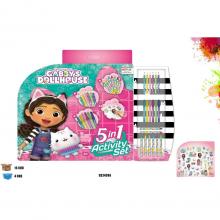 Conjunto de atividades 5 em 1 Gabby's Dollhouse