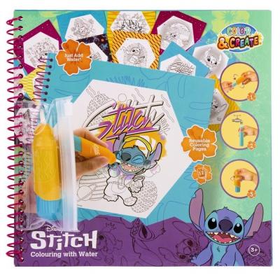 Livro para pintar com água XL Lilo & Stitch Disney 26,5 x 22,5 cm