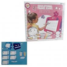 Quadro didático Duplo Portátil Rosa