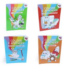 Livro para colorir e aprender — modelo sortido