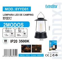 Candeeiro Camping 2MODOS 3500K 3XAAA