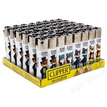 Isqueiros Clipper CP11RH Feline Fashion — Pack de 48 unidades