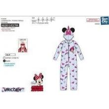 Minnie Macacão Coralina 100%PE 3.4.6/8 — Pack de 4 unidades