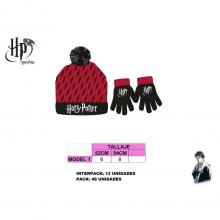 Harry Potter Conjunto Gorro com luvas