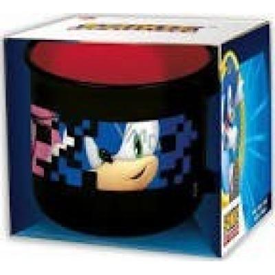 Taza Ceramica Desayuno 400 ml Sonic En caixa Regalo