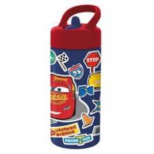 Garrafa Pp Playground 420 ml Cars autocolantes