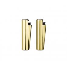 Clipper FCP22R com capa metálica dourada mate e brilhante — Pack de 30 unidades