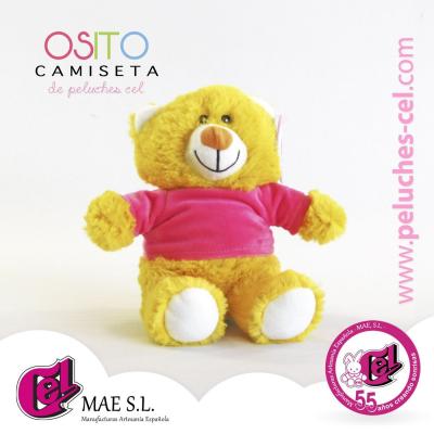 Oso Camiseta 3 cores 23 cm
