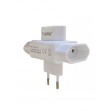 Adaptador Plano Tres Tomadas 3 x 10A 250V MAX.2300W