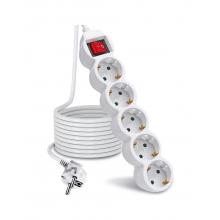 Extensão Elétrica 5 Base com Inter 3 Mts 3G1.5MM~ CJ30
