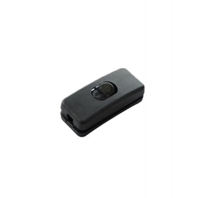 Interruptor Preto 2A/250 — Pack de 6 unidades