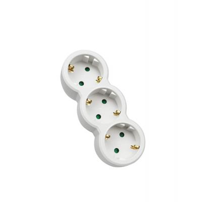 Adaptador com 3 Schuko