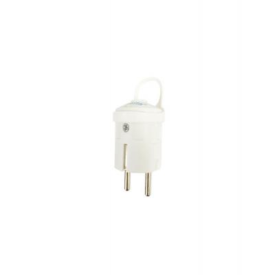 Ficha Redondo 16A/250~ Branco CJ192 — Pack de 6 unidades