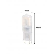 Lâmpada G9 3.5W 300LM 6500K Luz Fria — Pack de 12 unidades