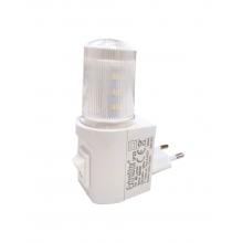 Luz de Noche com Interruptor 1W 48LM 6500K Luz Fria