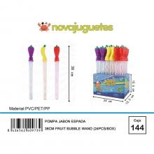 Pompa Jabon Espada — Pack de 24 unidades