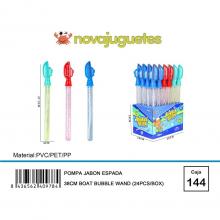 Pompa Jabon Espada — Pack de 24 unidades