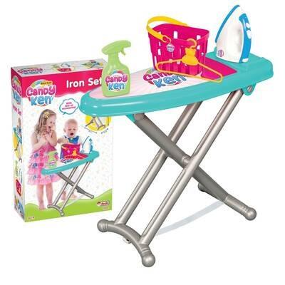 Conjunto de brincar Candy com tábua e ferro de engomar