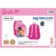 Adapt.carro Barbie Bolsa Triplo Zip 42 x 32 cm