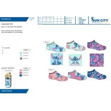 Soquetes Lilo & Stitch — Pack de 12 unidades