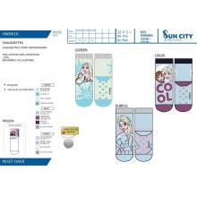 Meia Antiderrapante Frozen 70%CO 18%PE 10%PA 2% Ea — Pack de 24 unidades