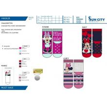 Meia Antiderrapante Minnie 70%CO 18%PE 10%PA 2% Ea — Pack de 24 unidades