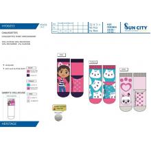 Meia Antiderrapante Gabby's Dollhouse — Pack de 24 unidades