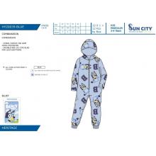 Macacão Bluey Blue — Pack de 4 unidades