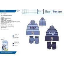 Gorro com luvas Bluey