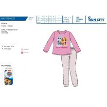 Pijama Longo Coralina Patrulha Pata — Pack de 4 unidades