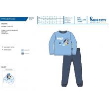 Pijama Longo Coralina Bluey — Pack de 4 unidades