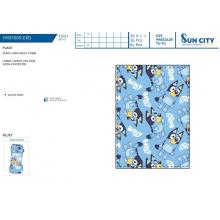 * Manta Coralina 100 x 140 cm Bluey