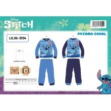 Stitch Boy Pijama Coral 3/8 LIL36 — Pack de 6 unidades