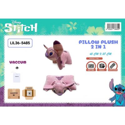 Stitch Girl Pillow em peluche 2 In 1 (