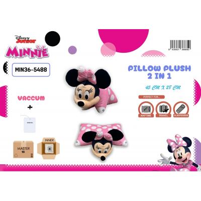 Minnie Pillow em peluche 2 In 1 (45 cm X 28 cm) MIN36