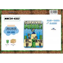 * Minecraft Manta Polar 100 x 140 cm 220GSM