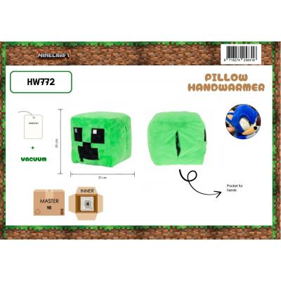 Minecraft Aquecedor de Maos de Almofada MNC36