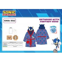 Sonic Bathrobe With Fantasy Hood 3-4.5-6.7-8.9-10A — Pack de 4 unidades