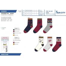 Meias Harry Potter 70%CO18%PE10%PA2%EA — Pack de 12 unidades