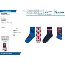 Meias Spider-Man 70%CO18%PE10%PA2%EA — Pack de 12 unidades