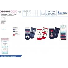 Meias Mickey 70%CO18%PE10%PA2%EA — Pack de 12 unidades