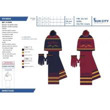 Gorro com cachecol com luvas Harry Potter 97%ACRY3%MET Fiber