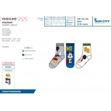 Meias Mickey 70%CO18%PE10%PA2%EA — Pack de 12 unidades