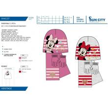 Gorro com cachecol com luva Minnie 100%ACRYLIQUE