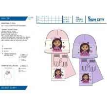 Gabby's Dollhouse Gorro com cachecol com luvas