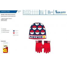 Gorro com luvas Pokemon 52/54 cm 100%ACRYLIQUE