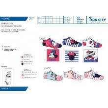 Minnie conjunto de 3 Soquetes 23/26 27/30 31/34 — Pack de 12 unidades