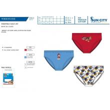 Caixa 3 Slips Patrulha Pata 100%COTON — Pack de 6 unidades